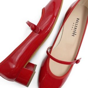Red Patent Leather Flats